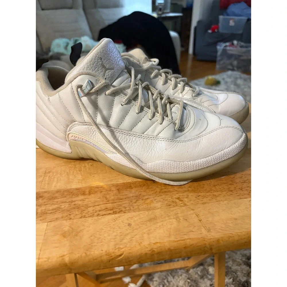 Jordan 12 Retro Low Easter White Metallic Silver DB0733-190 Mens Size 10